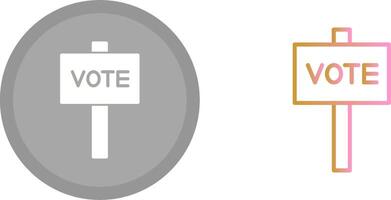 diseño de icono de voto vector