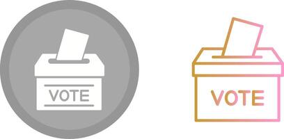 Ballot Icon Design vector