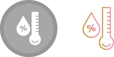 Humidity Icon Design vector