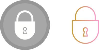 Padlock Icon Design vector