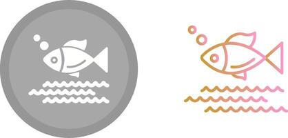 diseño de icono de pescado vector