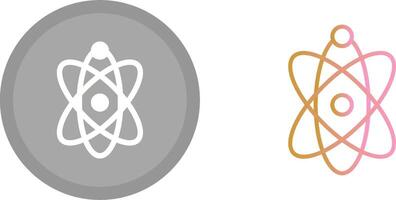 Atom Icon Design vector