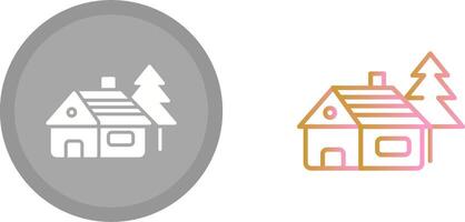 Cabin Icon Design vector