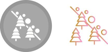 Avalanche Icon Design vector