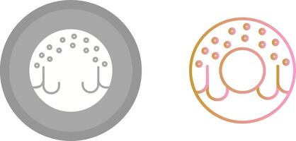 Doughnut Icon Design vector