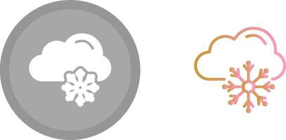 Snowy Icon Design vector