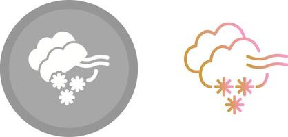 Blizzard Icon Design vector