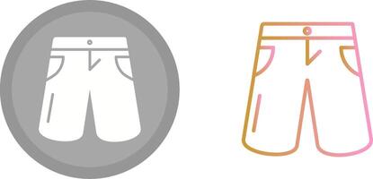 diseño de icono de pantalones cortos vector