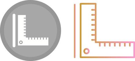 Ruler Icon Design vector