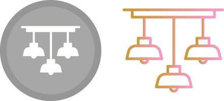 Overhead Light Icon Design vector