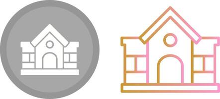 Mansion Icon Design vector