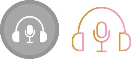 Podcast Icon Design vector