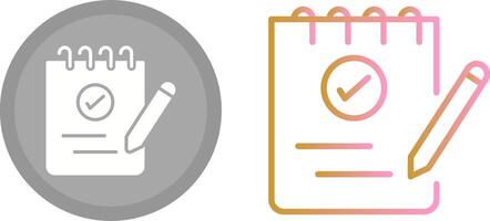 Policy Icon Design vector