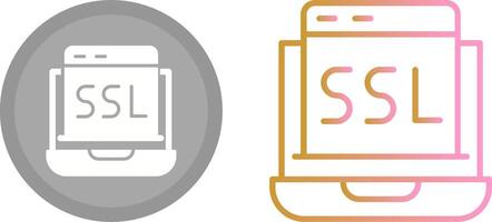 SSL Icon Design vector