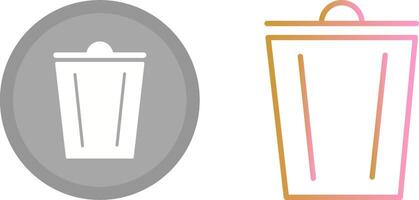 Trash Icon Design vector