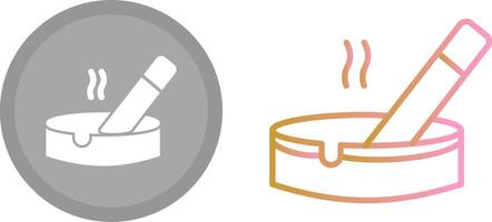 Ashtray Icon Design vector