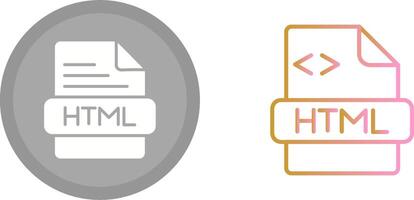 html icono diseño vector