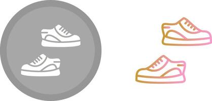 zapatillas icono diseño vector