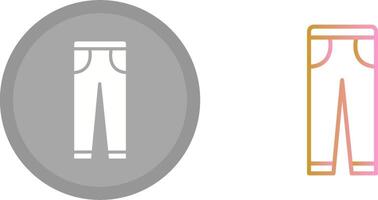 Trousers Icon Design vector