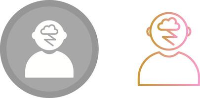 Brainstorming Icon Design vector