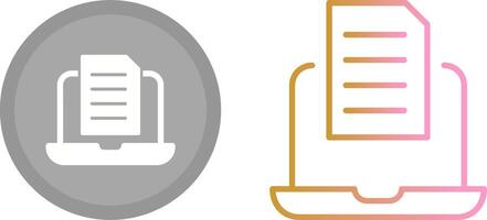 Document Icon Design vector