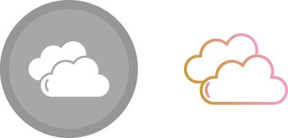 diseño de icono de nube vector