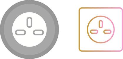 Socket Icon Design vector