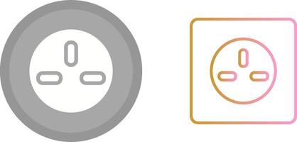 Socket Icon Design vector