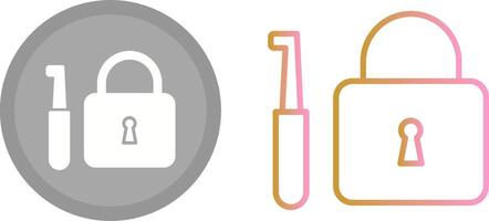 Lockpick Icon Design vector