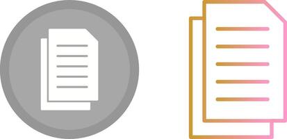 Document Icon Design vector