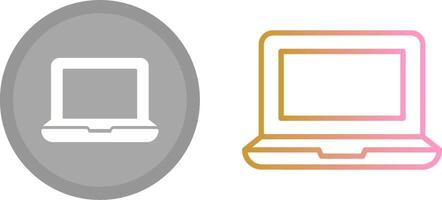 Laptop Icon Design vector