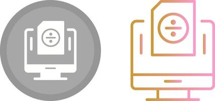 Divide Icon Design vector