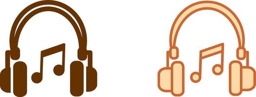 diseño de icono de auriculares vector