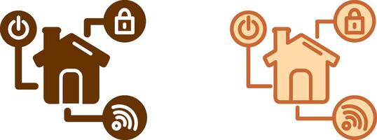 Smarthome Icon Design vector