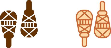 Snowshoes Icon Design vector