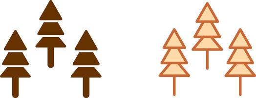 diseño de icono de bosque vector