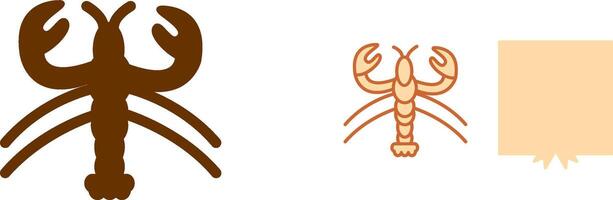 Lobster Icon Design vector