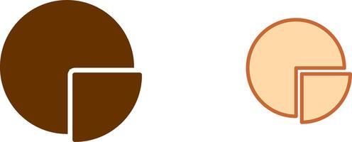 Pie Icon Design vector
