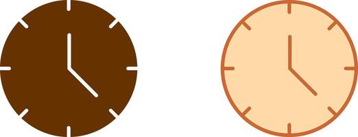 Clock Icon Design vector