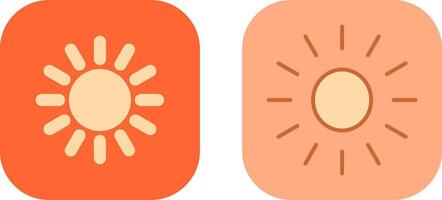Sun Icon Design vector