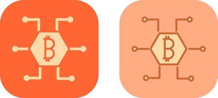 Bitcoin Icon Design vector