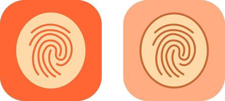 Fingerprint Icon Design vector