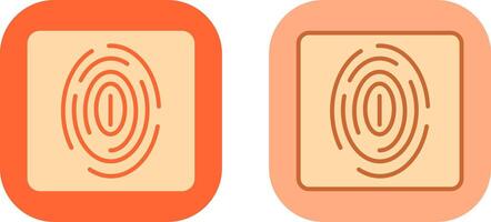 Fingerprint Icon Design vector