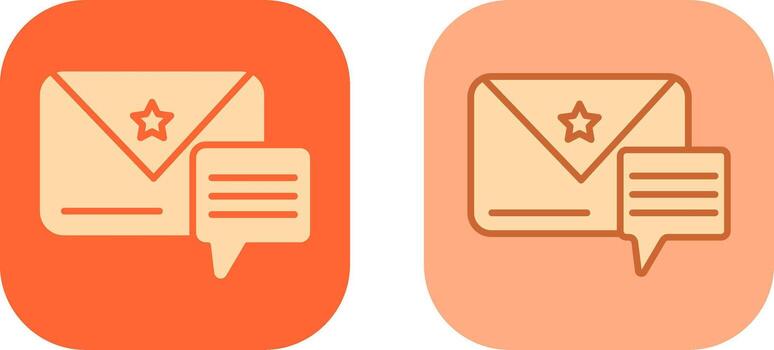 Message Icon Design vector