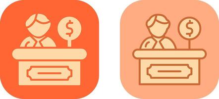 Cashier Icon Design vector