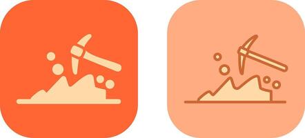 Mining Icon Design vector