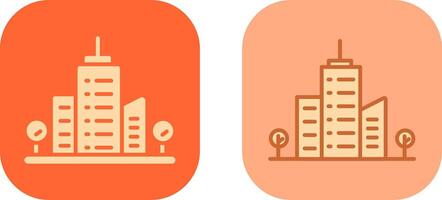 Building Icon Design vector