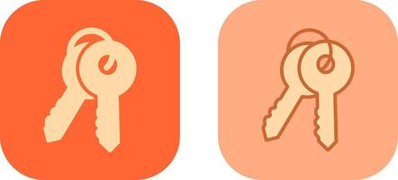 Keys Icon Design vector