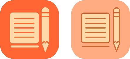 Note Icon Design vector