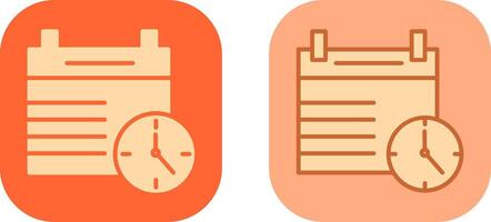 Clock Icon Design vector